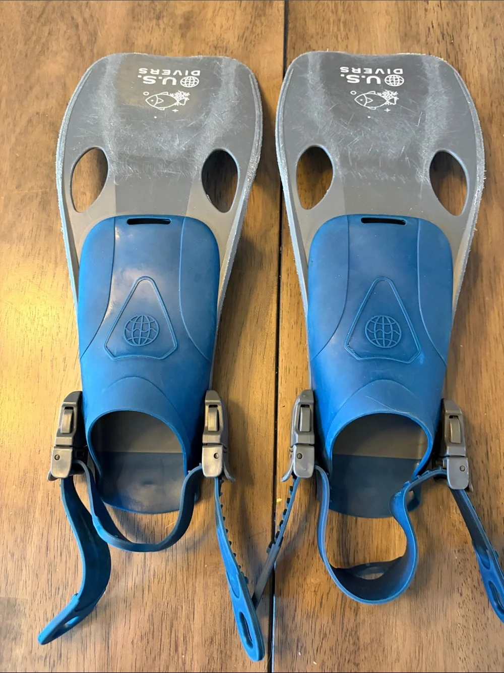 U.S. Divers Blue Snorkel Fins